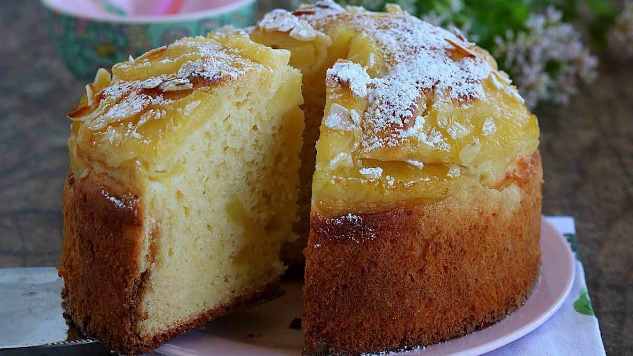 Gateau A L Ananas Et Au Yaourt Tellement Delicieux Recette Facile