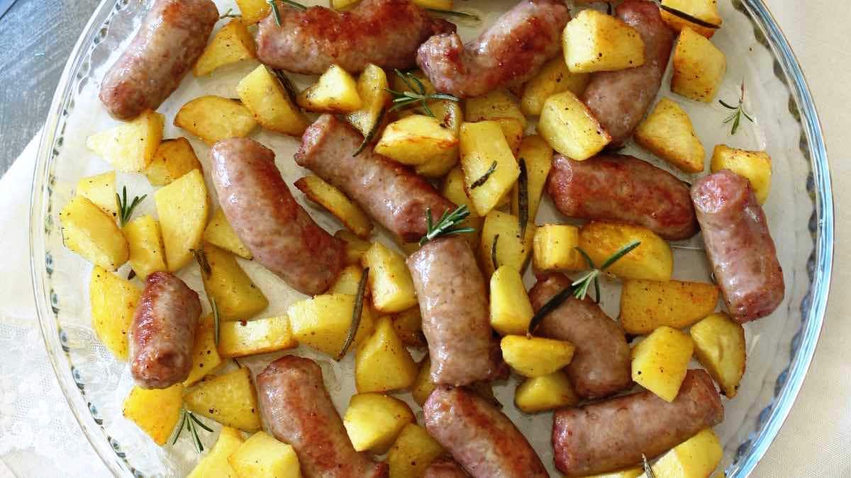 Pommes de terre et saucisses