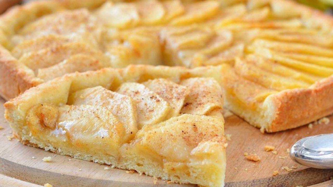 Recette Tarte Pomme Tarte Aux Pommes A La Creme Patissiere Le Blog Cuisine De Samar La Voici