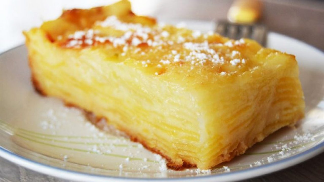 Gateau Invisible Aux Pommes Poires Recette Facile