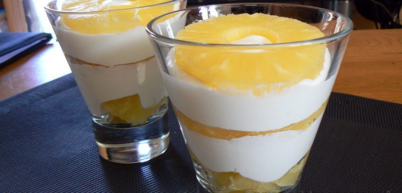 Mousse d'ananas
