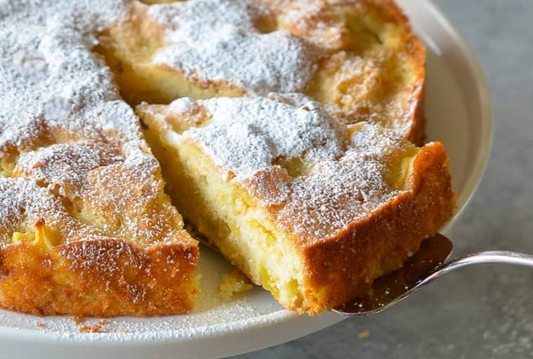 Gâteau moelleux aux pommes et canelle