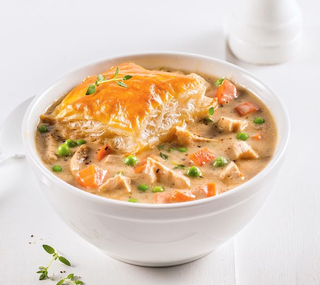 Soupe de pâté au poulet