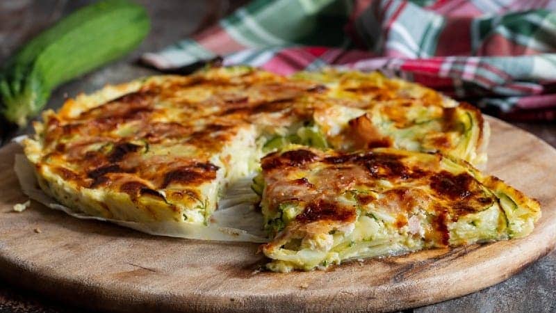 Tarte de courgettes