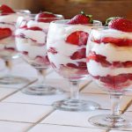 Shortcake aux fraises en verrines