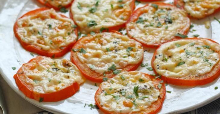 Les tomates cuites au Parmesan