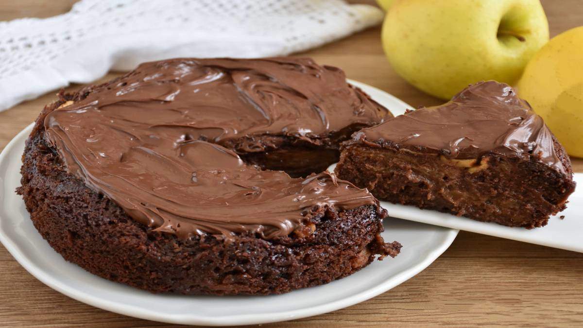 Gateau Aux Pommes Chocolate Sans Farine Recette Sucree Cremeuse Recette Facile