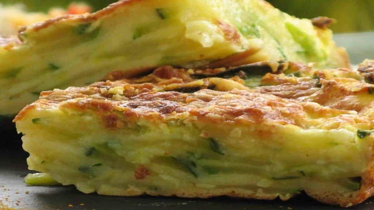 Omelette Aux Courgettes Et Pommes De Terre Recette Facile