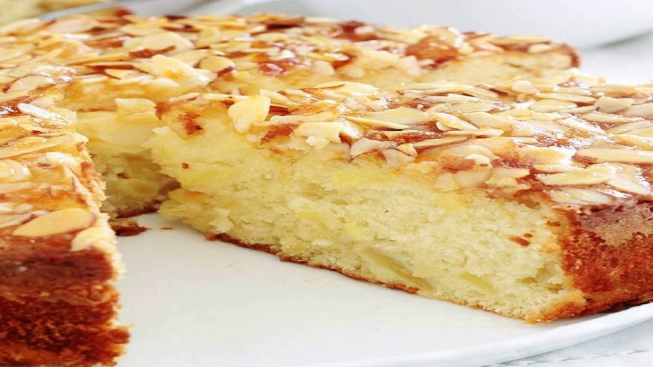 Gateau Au Yaourt Pommes Et Amandes Genereux Et Unique Recette Facile