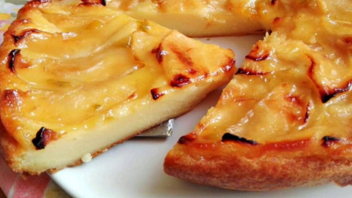 Tarte aux pommes riche en vanille