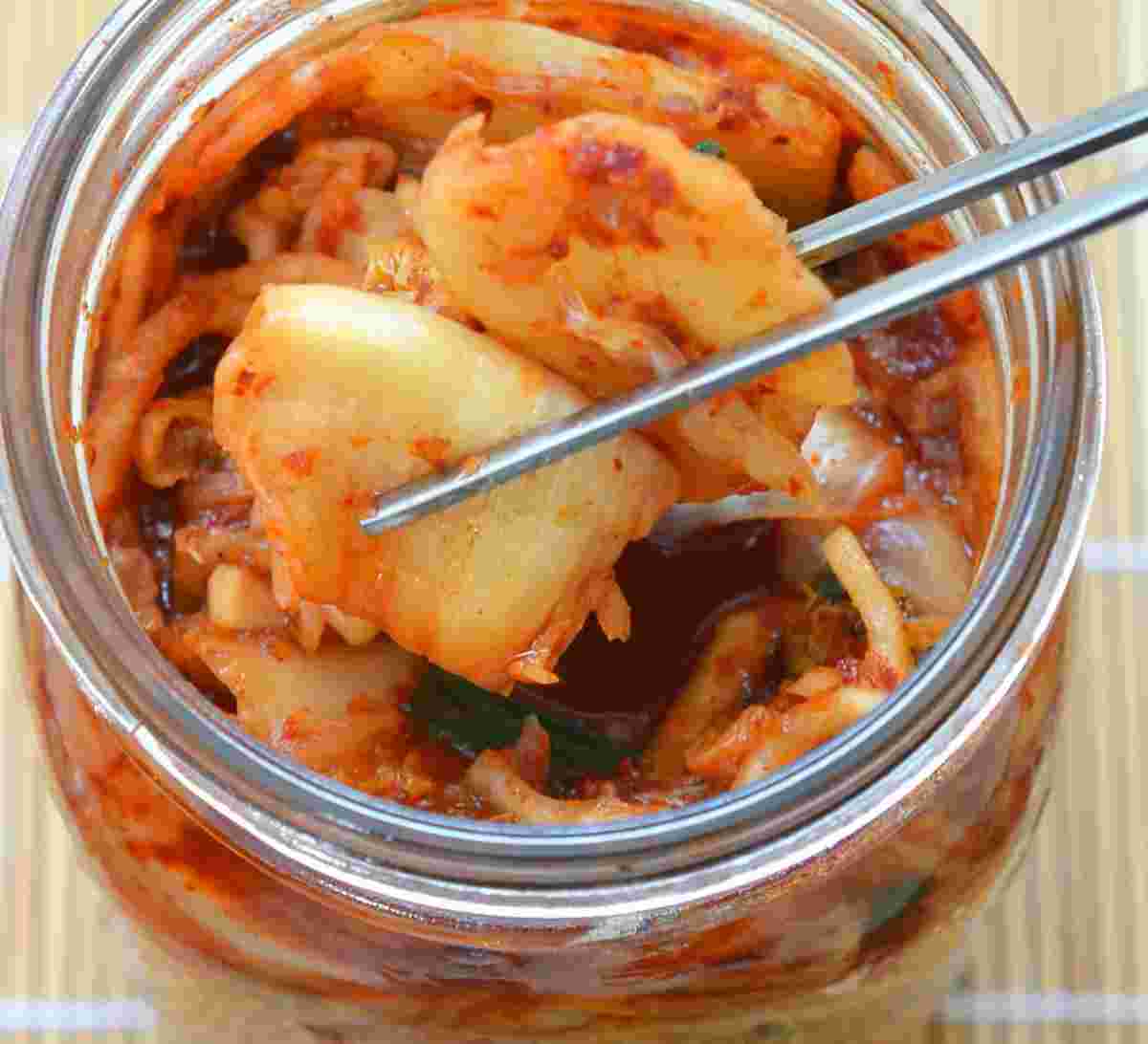 Kimchi maison (chou fermenté aux piments)